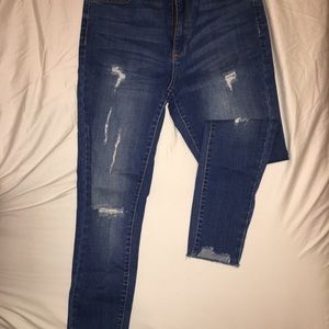 Skinny ankle length jeans